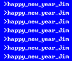 Happy New Year, Jim